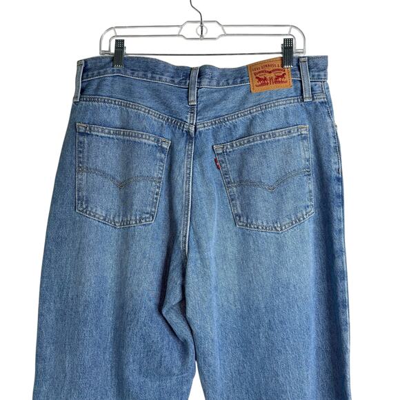 Levi’s ‘94 Baggy Straight Leg Wide Leg Distressed Women’s 32 Size 14 Mid-Rise - Picture 7 of 16